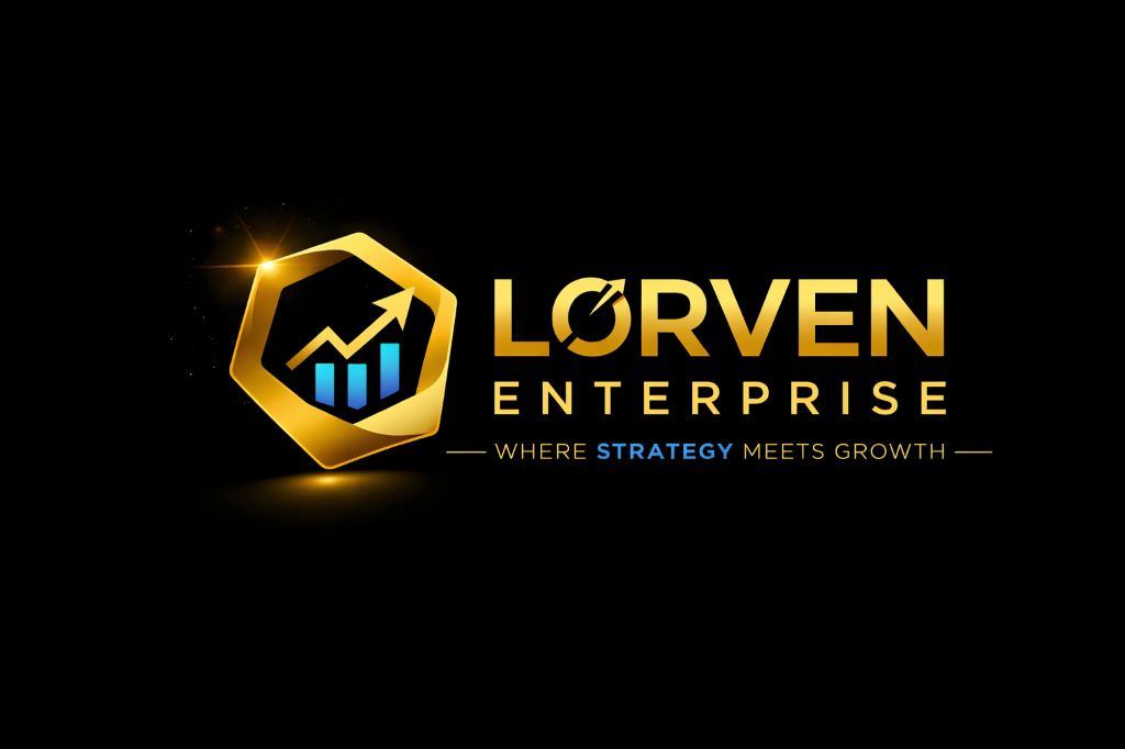 Lorven Enterprise Official Logo — Where Strategy Meets Growth